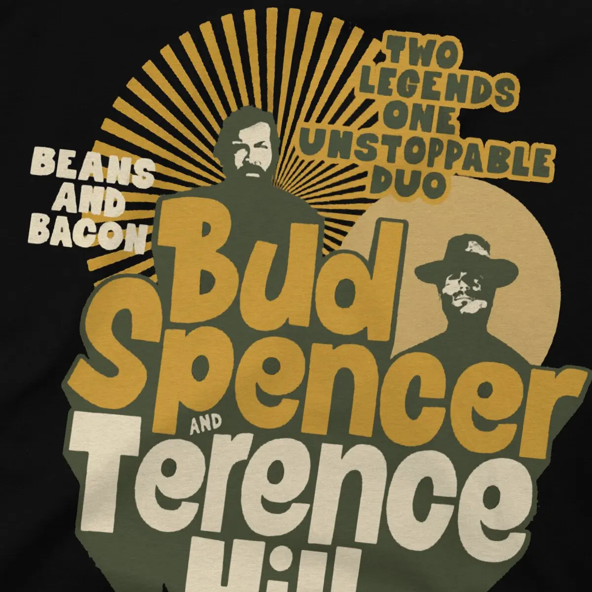 Fighting Adventure Game T Shirt Men Cotton Cool T-Shirt O Neck Bud Spencer And Terence Hill  Short Sleeve Clothing Party