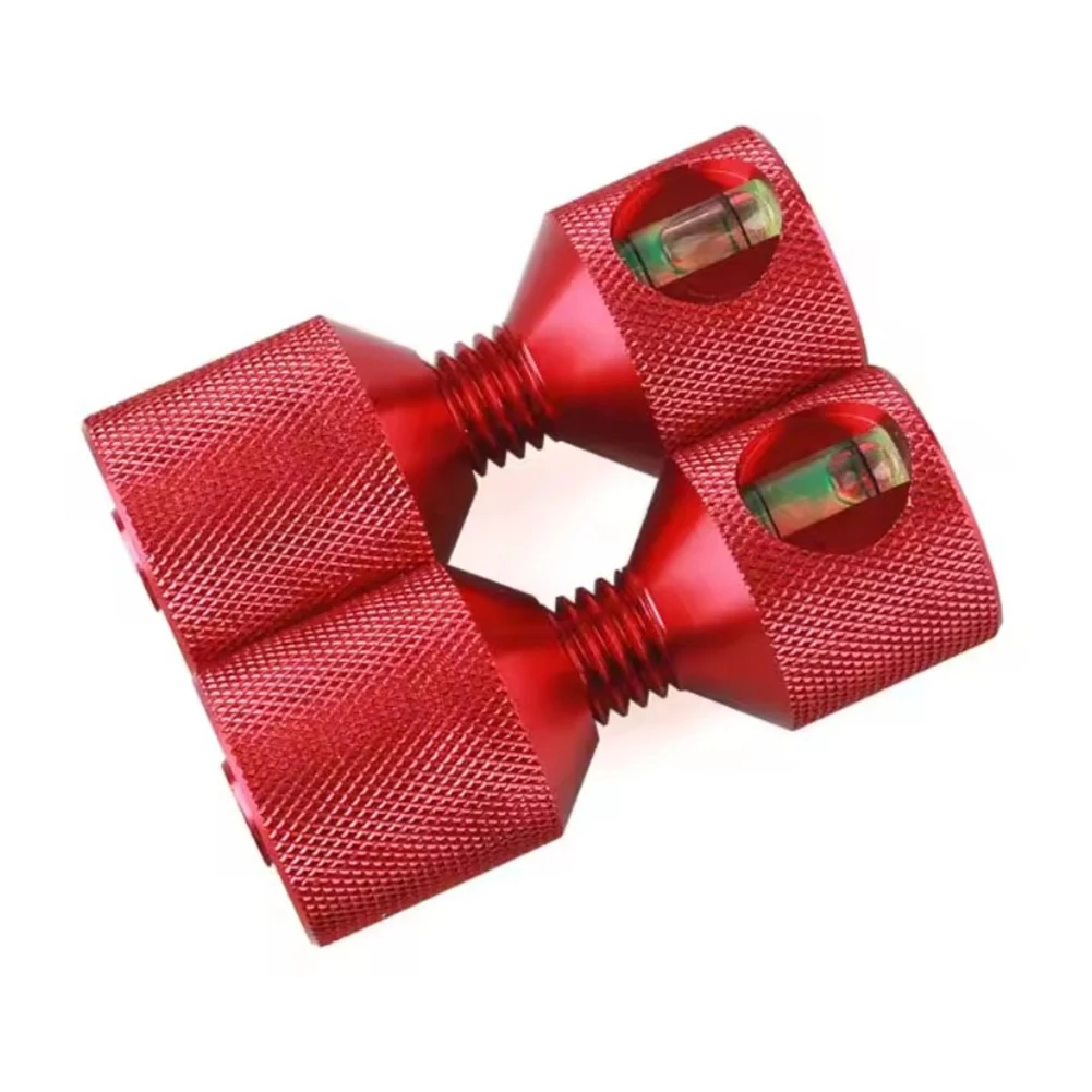 2PCS 1-1/8in Two Hole Pins Built-in Level Aluminum For 2 Hole Flange Alignment Pin 1 2 14 150LB Flanges