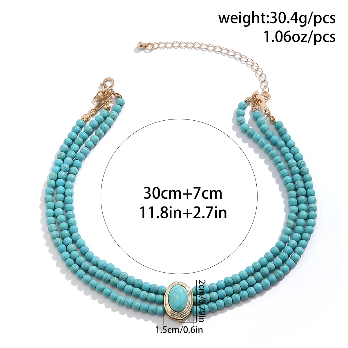 PuRui Elegant Imitation Pearl Necklace Multi-layer Handmade Strand Beads Natural Stone Choker Women Jewelry Neck Chain Party New