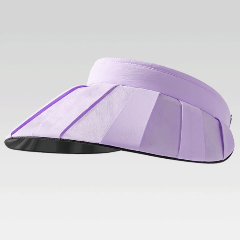 

Summer Empty Top Sun Hat Large Brim Foldable Hair Hoop Hat UV-protection Breathable Beach Sunshade Hat