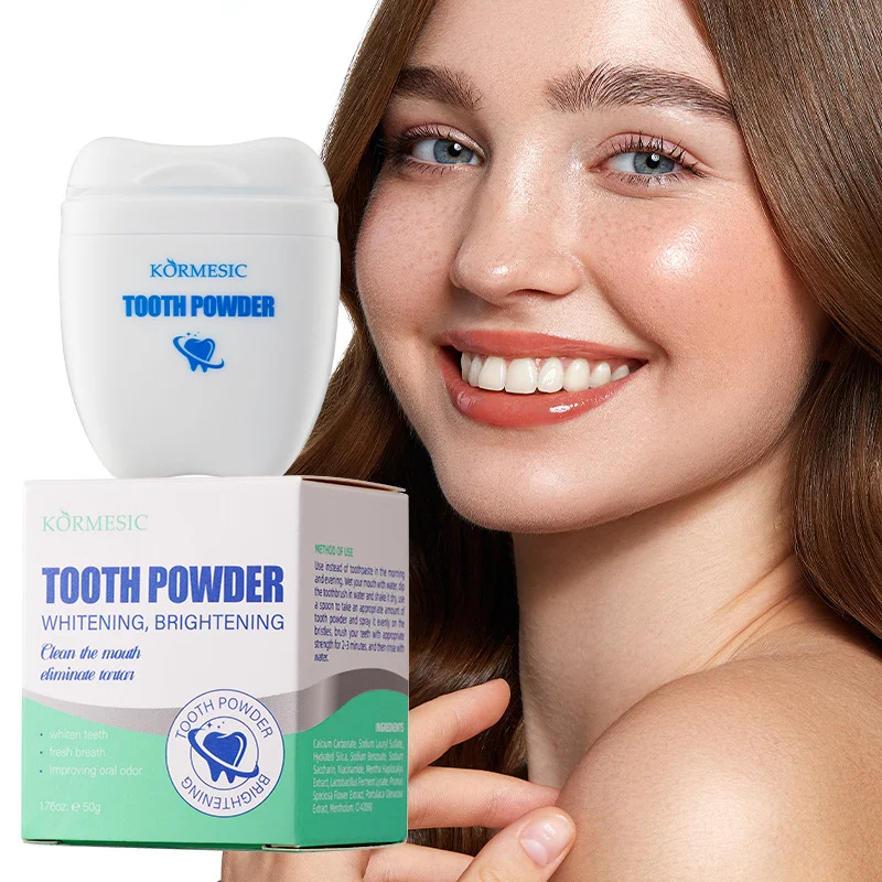 Teeth cleaning powder can clean tartar, remove yellow stains, eliminate bad breath,wash white smoke stains, brighten white teeth