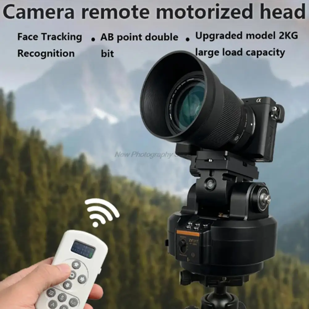 ZIFON YT-2000 Tripod Stabilizer Smart Face Tracker Camera Phone Stand with Remote Control Panoramic Head Motorized Rotating