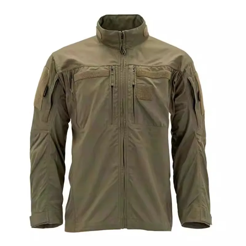 

CCJ Tactical Shirt Outdoor Commuter Wear Resistant Training Micro Elastic Waterproof Breathable Combat Jacket