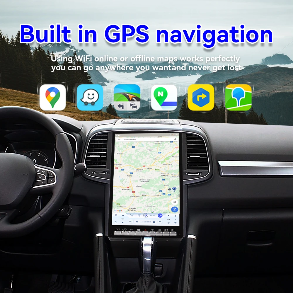 14.5 Inch Android 14 Radio GPS Navigation Carplay for DVD Player Touch Screen for For Renault Megane /Koleos 2016-2019 Dashboard