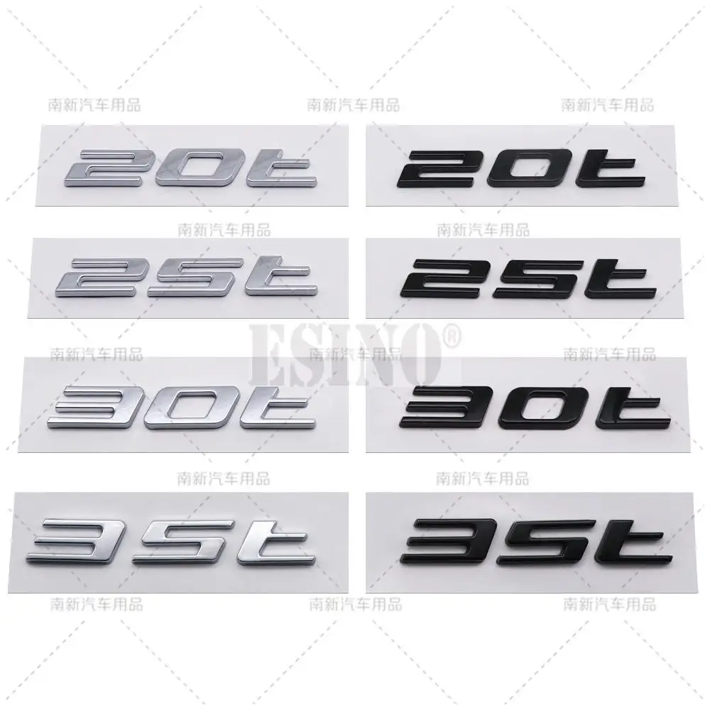 

Car Styling 3D ABS Adhesive Emblem 20T 25T 30T 35T Car Body Rear Trunk Badge Auto Accessory for Jaguar XE XF XJ F-Pace F-Type