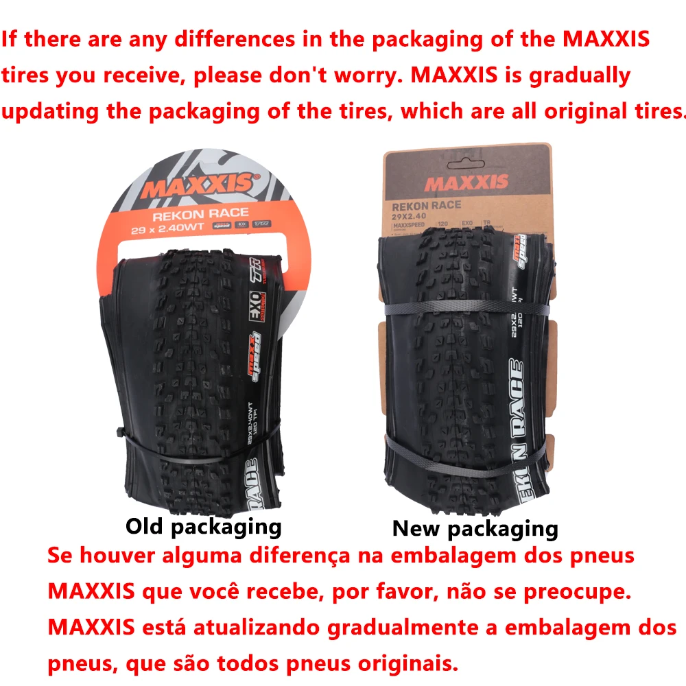 MAXXIS REKON RACE (M355RU) 27,5x2,0/2,25/2,35 29x2,25/2,35/2,4WT/2,4 Fahrrad Klapp Reifen Anti Punktion Fötus XC Für MTB