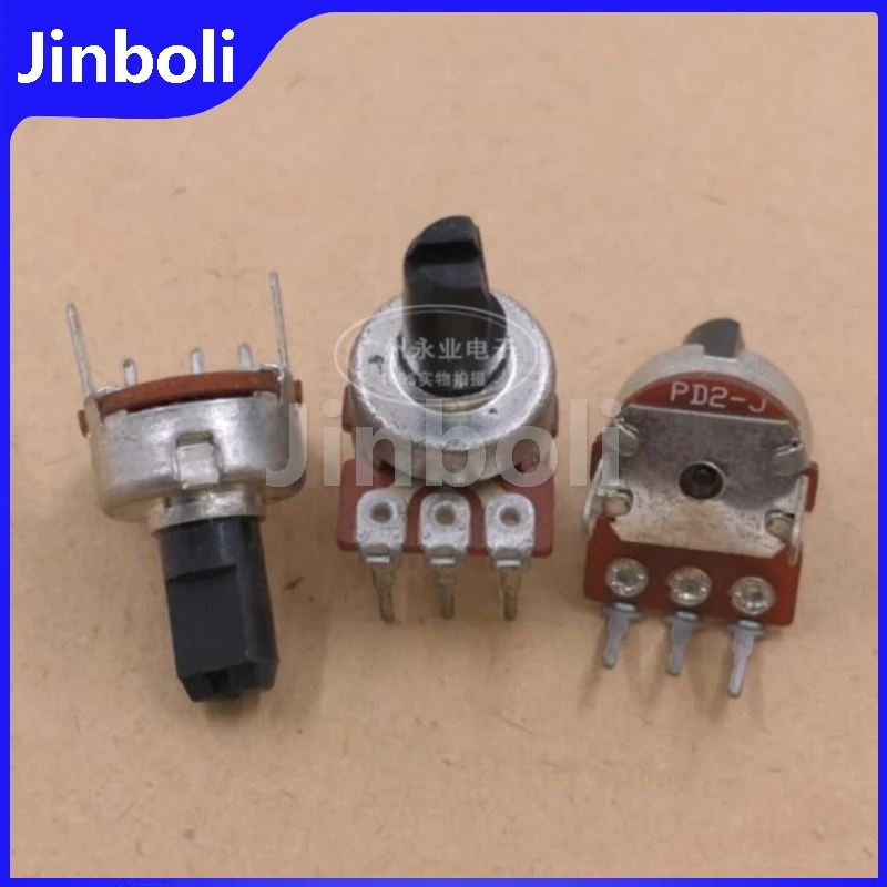 

5 шт. потенциометр поворотный вертикальный одинарный типа R121, 3 контакта, 330 кОм, для аудиоусилителя, регулятор громкости динамика, длина оси 10 мм