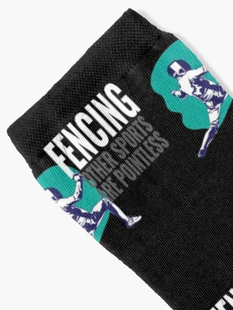 Chaussettes d'escrime personnalisées pour hommes et femmes, cadeaux d'escrime, arts martiaux, salle de sport