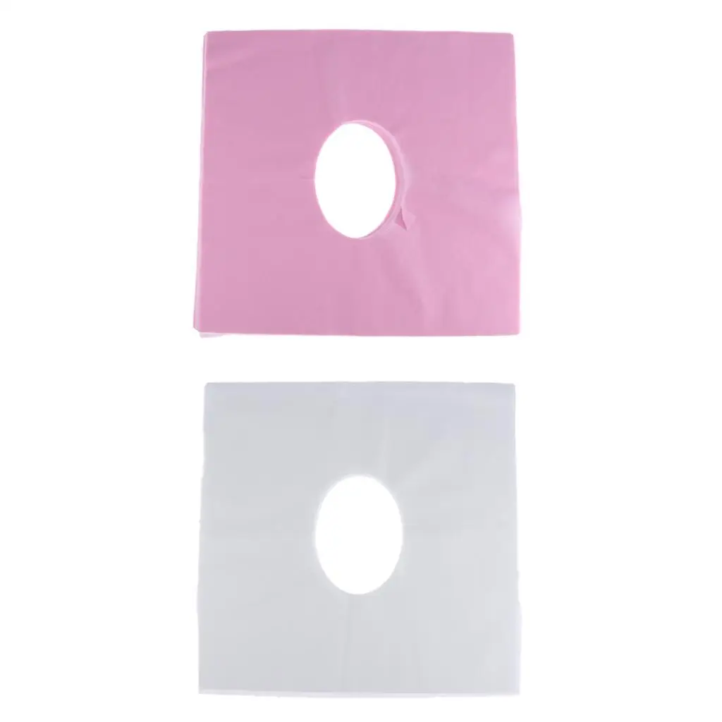 100pcs Non-woven Massage Disposable Headrest Paper/Face Pillow Cushion Cover