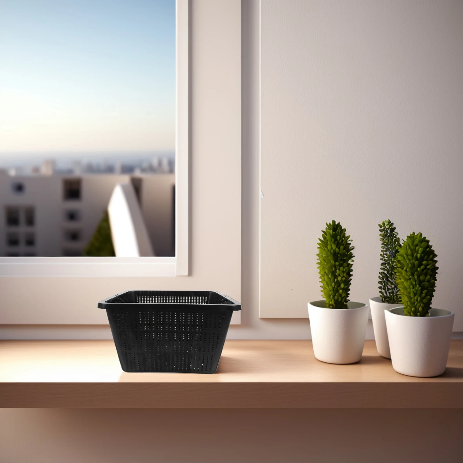 

2 Pcs Hydroponic Equipment Floating Pond Planter Planting Basket Plastic Aquatic