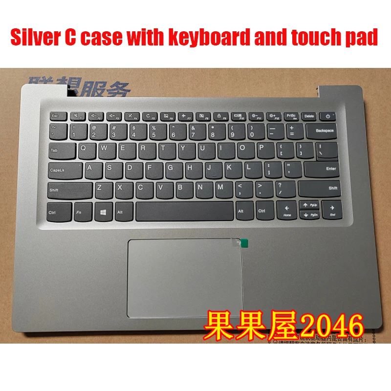 Funda trasera LCD para portátil Lenovo Ideapad 120S-14 S130-14, Cubierta superior con bisel, reposamanos, teclado, almohadilla táctil, nuevo, Original