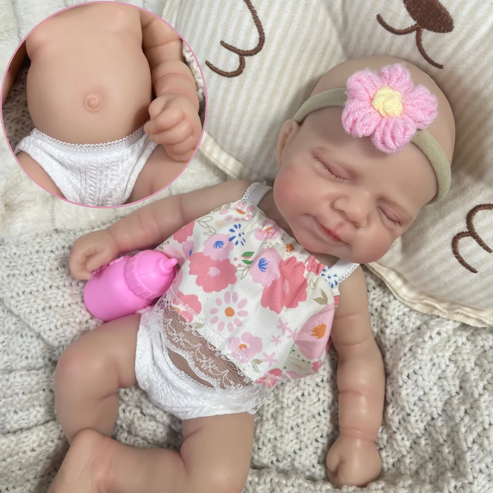 ตุ๊กตาเด็กผู้หญิงซิลิโคนแบบเต็มตัวขนาด 13 นิ้ว รุ่นปาสคาล รีบอร์น ทำจากซิลิโคนเนื้อนุ่ม ล้างทำความสะอาดได้ ของขวัญคริสต์มาส