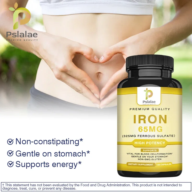 Iron Supplement 65 Mg (325 Mg Ferrous Sulfate) - Supports Adequate Iron in The Body To Maintain Overall Health