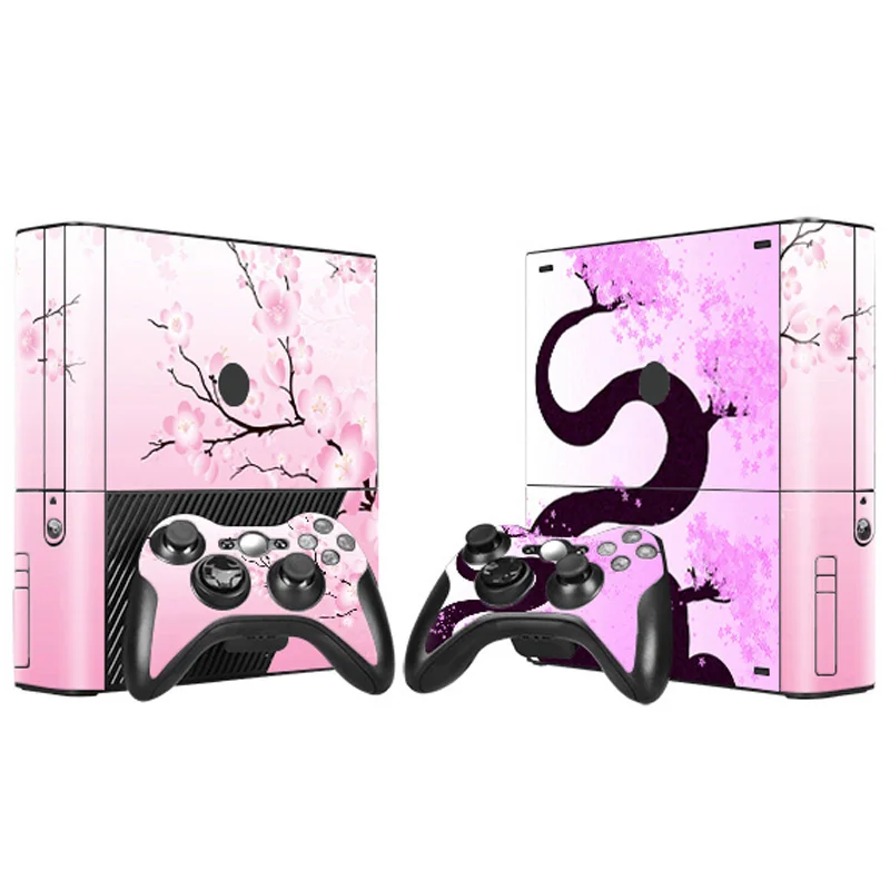 Dropshipping adesivos de pele de material de vinil protetor para adesivos de Xbox 360 E