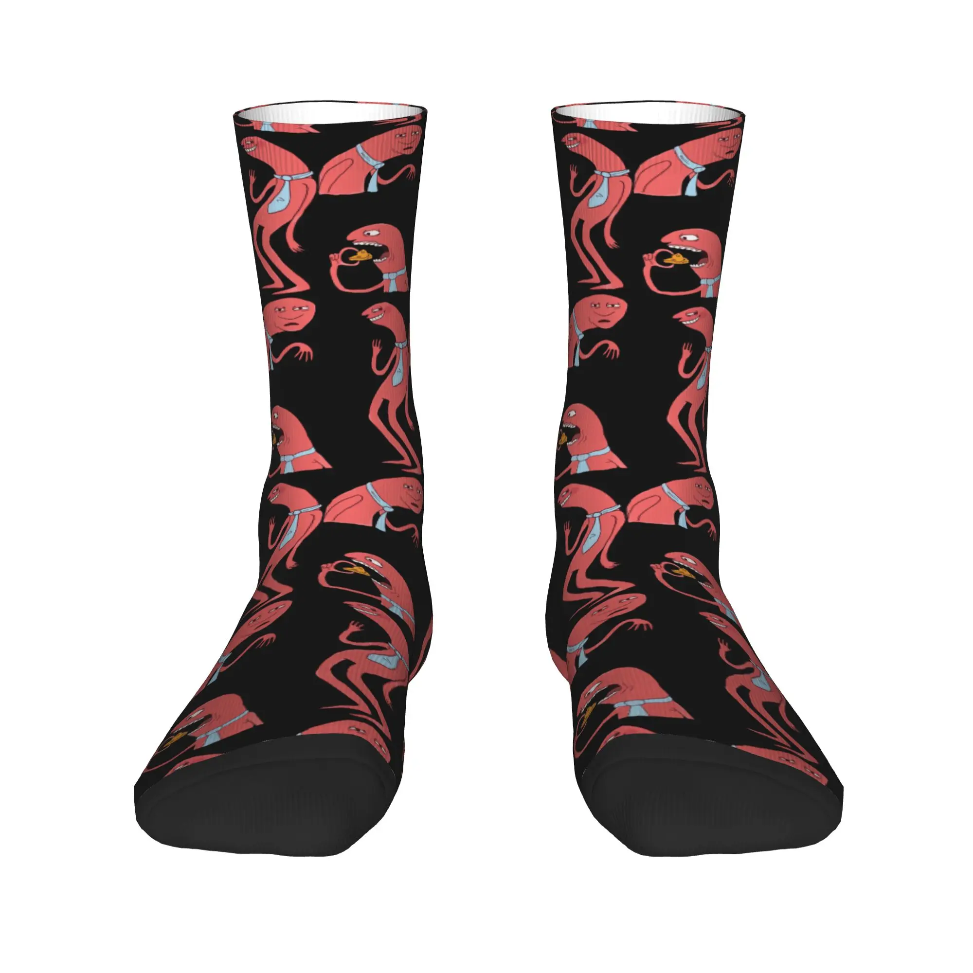 Allan Smiling Friends Socks  Graphic Stockings Non Skid Unisex Men Socks Soft Breathable Winter Funny Outdoor Socks