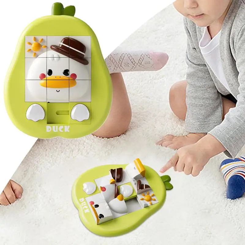 Diapuzzels Voor Kinderen 3d-dieren Puzzelbal Hersenspellen Fruitvormige Puzzelbalhersenspellen Interactieve Reispuzzelspellen