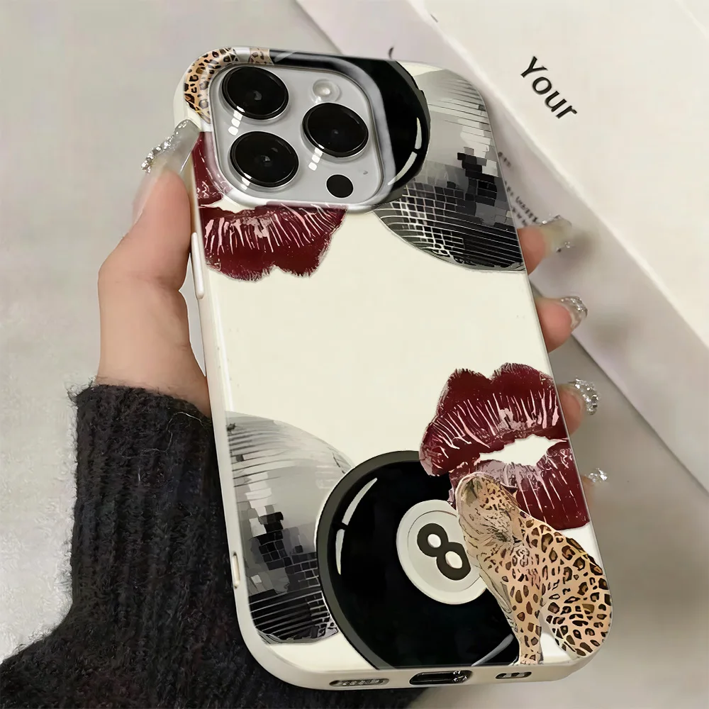 Hot Girl Elements For Iphone 16 15 14 13 12 11 Pro Max Plus Phone Case 17 Air 16 Advanced Anti Fall Phone Case Cover