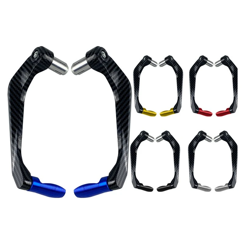 

1 Pair Universal CNC 7/8" Motorcycle Handlebar Brake & Clutch Lever Handguard Shield and Protector Gear Modification Accessories