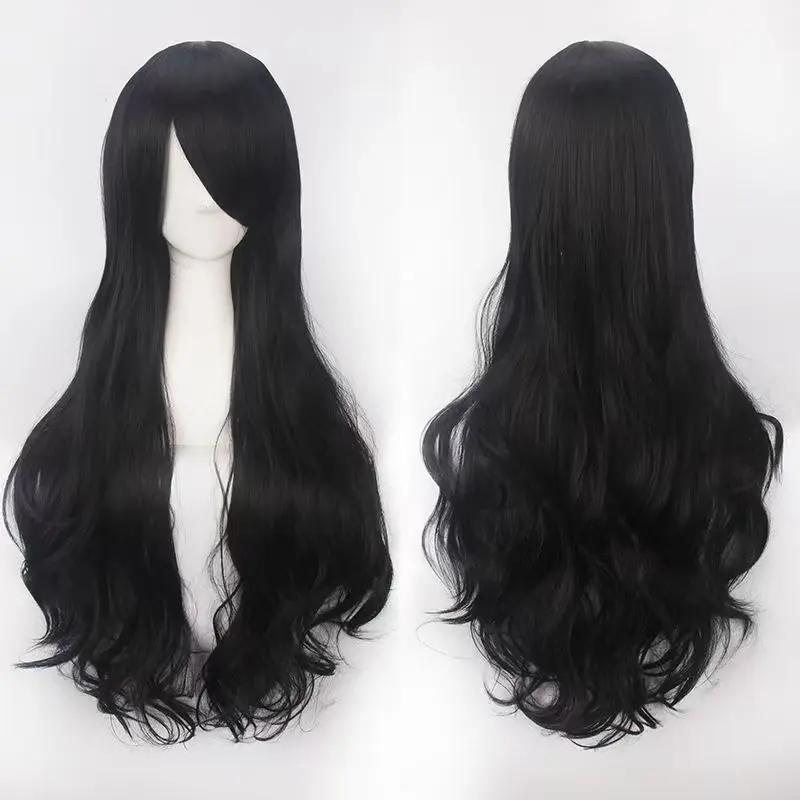 12GE Cosplay-Perücke – 80 cm hitzebeständiges lockiges Haar, lange europäische Anime-Perücke, universelles Styling für Kostümpartys ‌