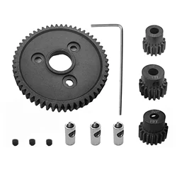 Hardened Steel 54T Spur Gear 0.8 32P 3956 and 15T 17T 19T Pinion Gear for 1/10 Traxxas Slash 4X4 VXL Stampede Rustler Upgrades