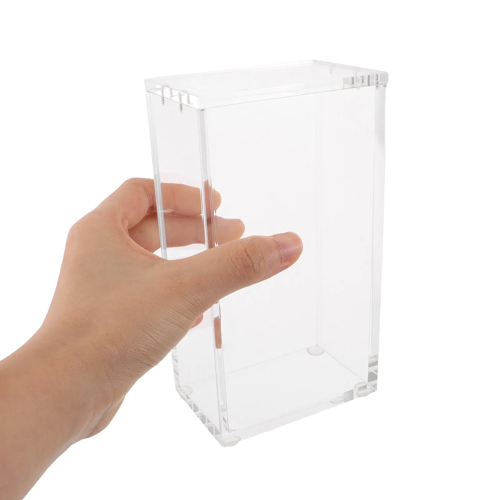 Bulk Card Storage Organizer Case – Transparent Magnetic Gaming Deck Holder for Collectible Cards
