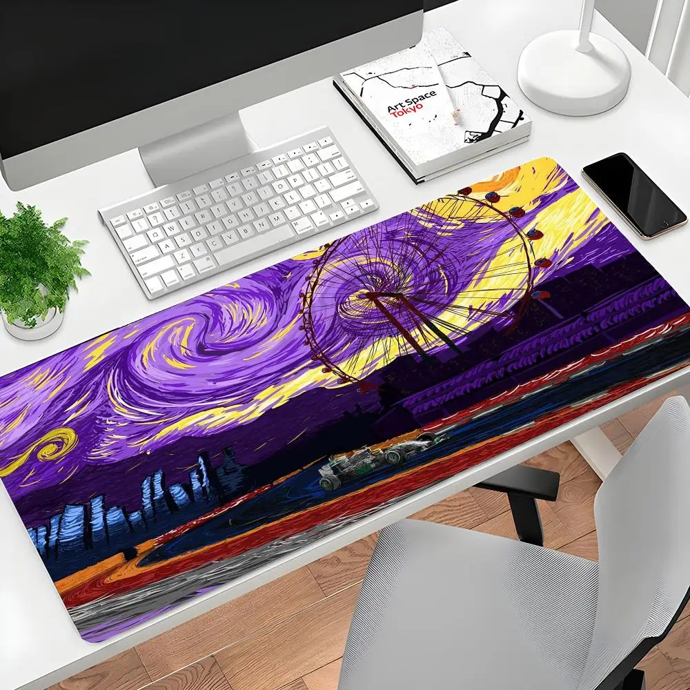 

Vintage Oil Painting Mouse Pad Da Vinci Large Keyboard MouseMat Gaming Accessories Playmats Van Gogh Carpet Rug Monet Desk Gamer
