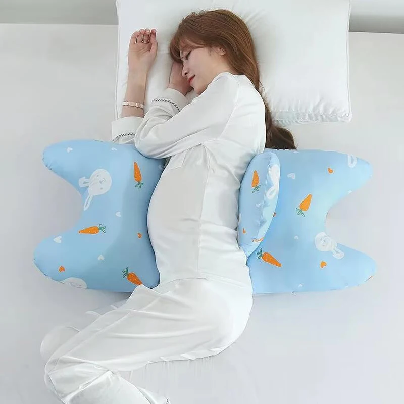 

Four Seasons Modern Style Maternity Pillow Soft Comfortable Maternity Waist Protect Side Sleeping Pillow Multi-functional Pillow
