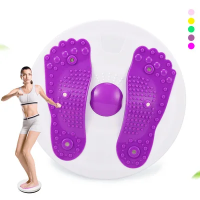 Non-slip Balance Board Waist Twister Circular Plate Waist Twisting Disc Exercises Equipment With Rope