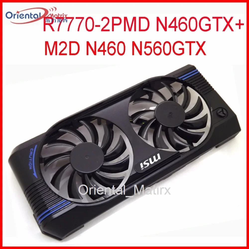 PLD08010S12HH 12V 75mm For MSI N460 N560GTX V5 R7770-2PMD N460GTX+ M2D Graphics Card Cooling Fan