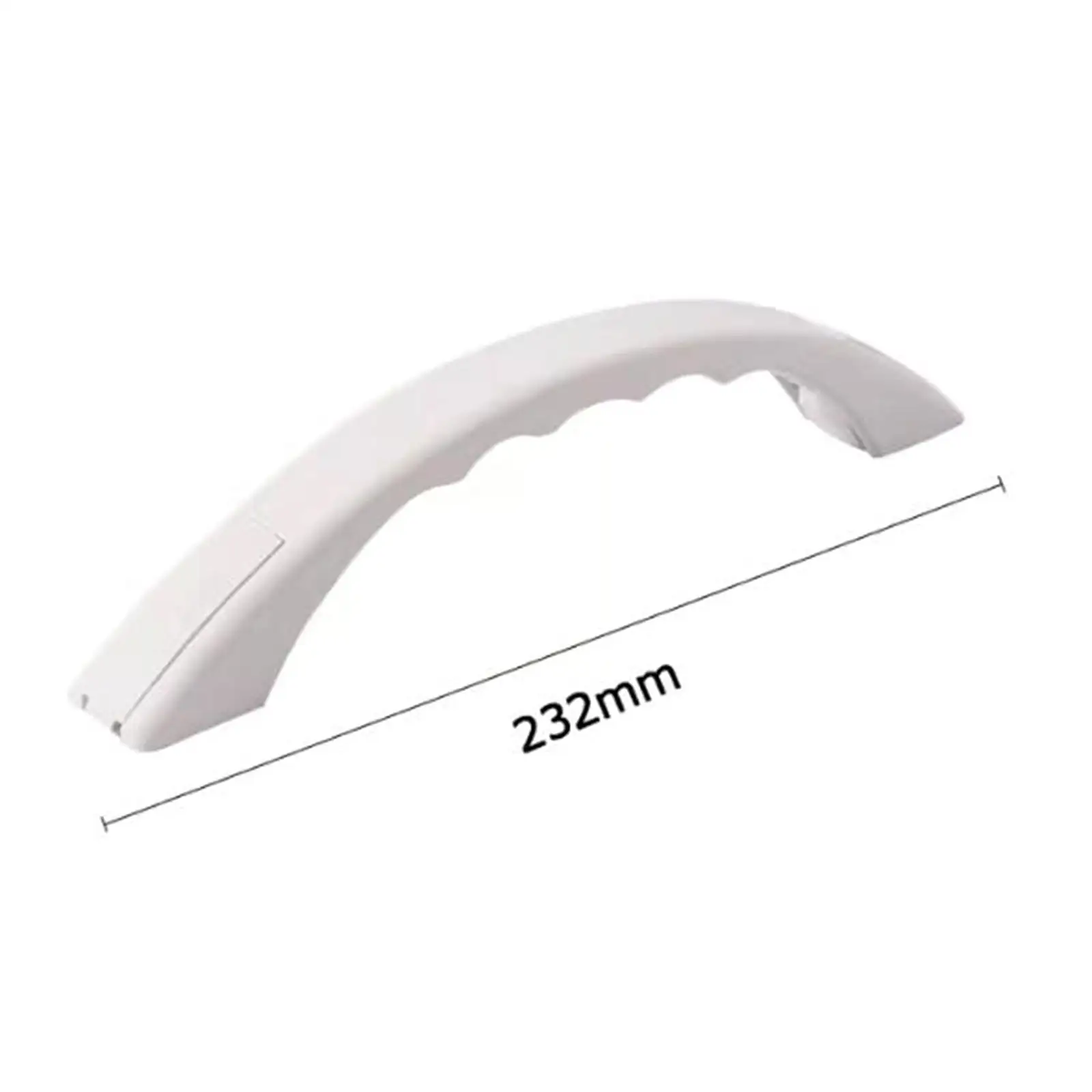 Durable RV Step Handrail Plastic Grab Bar for Cargo Trailer Boat Yacht Compatible with Camping Car Vans