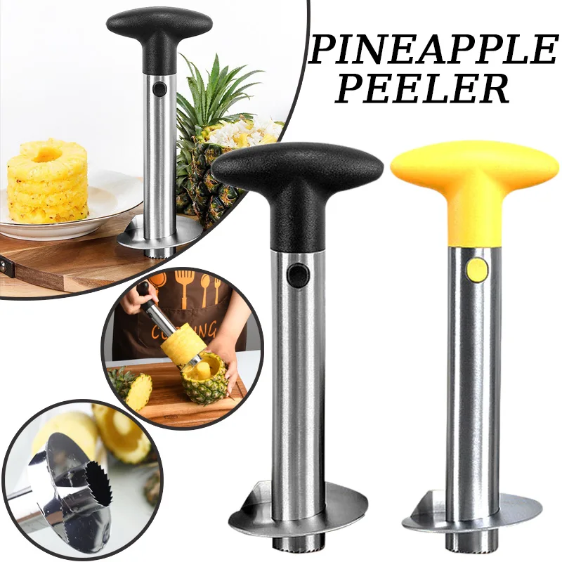 Ananasschäler und -schneider, Ananasschäler aus Edelstahl, Spiral-Ananas-Schneidemaschine, Küchenhelfer, VIE LENTE
