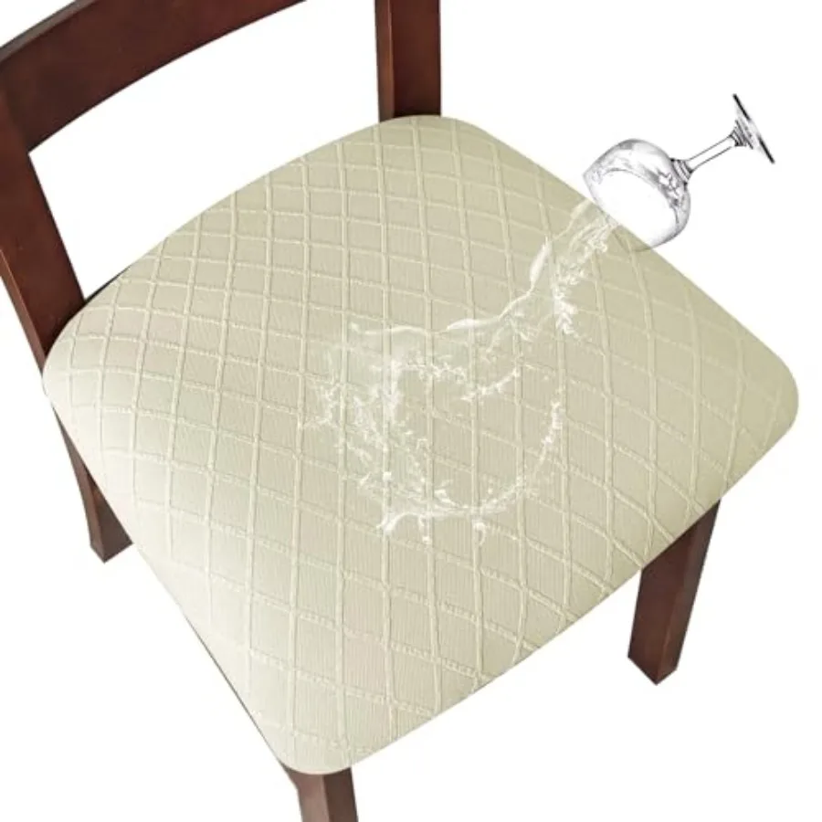 

Водонепроницаемые чехлы для стульев в столовую, чехлы для обеденных стульев, чехлы для кухонных стульев, 6 шт.