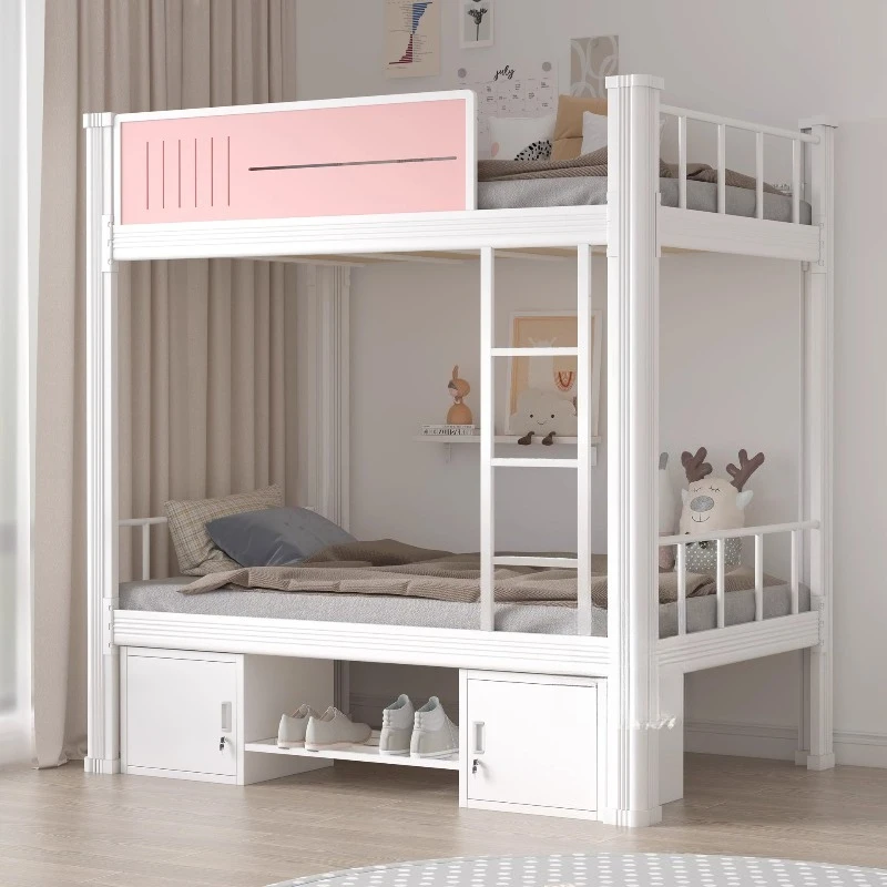 

Go to bed and get off the table, dormitory combination bed, upper and lower bunk double-layer steel frame high and low bed