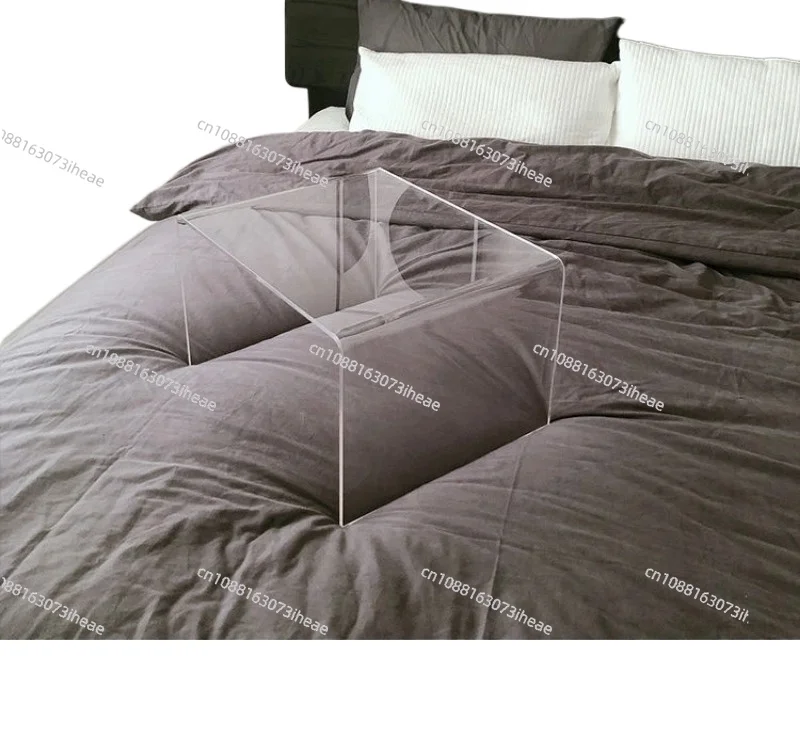 

Transparent Coffee Tables Portable Plastic Room Desks Short Acrylic Tea Table Removable Morden Rectangle Living Room Furniture