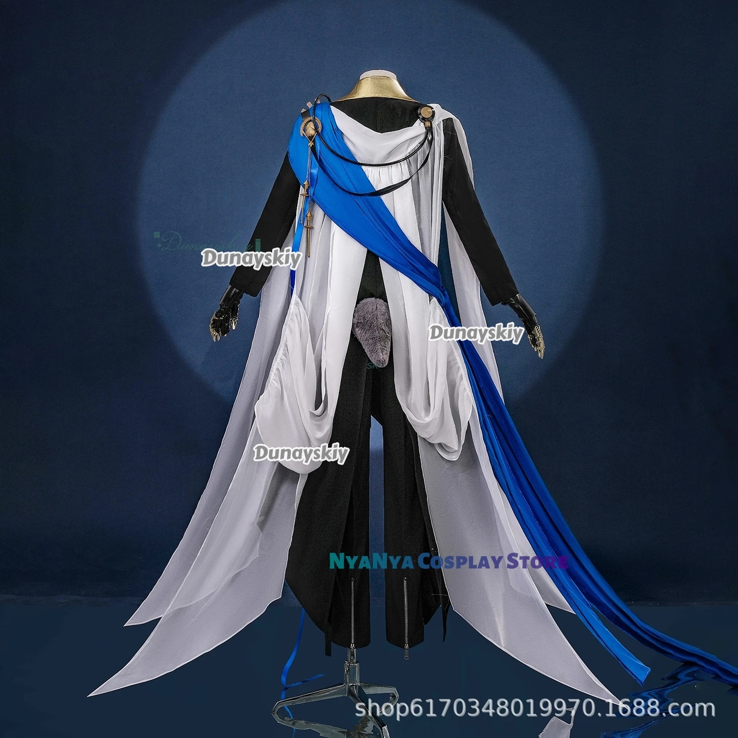 Tragodia Cosplay 코스튬 Cloak Wig Ear Tail Accessories Full Set Uniform Game Arknights Halloween Carnival Party For Man Women