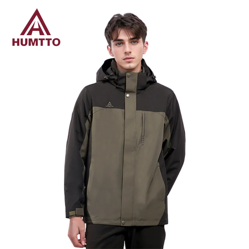 HUMTTO Autumn Winter Men\'s Women\'s Jacket Keep Warm Camping Hiking Jackets Waterproof Ladies Jackets Outdoor Windbreaker Coats