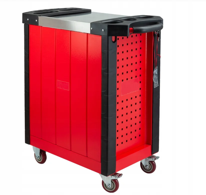 خزانة أدوات ثقيلة ذات 7 أدراج 420 قطعة أطقم أدوات صندوق أدوات متين متدحرج صندوق تخزين لمجموعات أدوات ميكانيكي المرآب