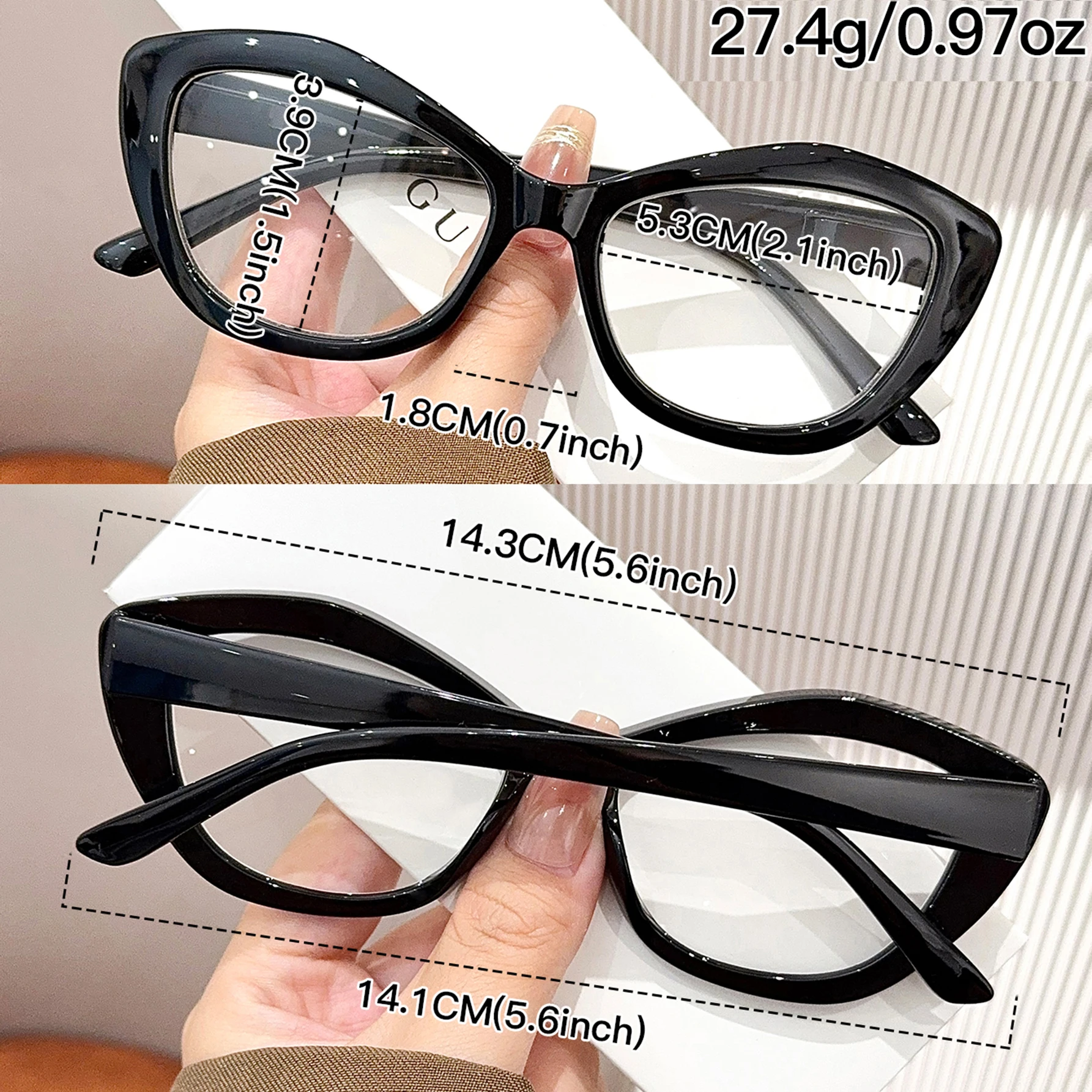 Retro Cat Eye Reading Glasses  - огляд і ціна Laptop Accessories Women