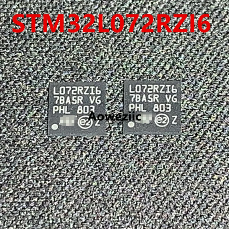 Aoweziic  2018+ 100% New Imported Original  STM32L072RZI6  L072RZI6  BGA-64  32 Bit Microcontroller