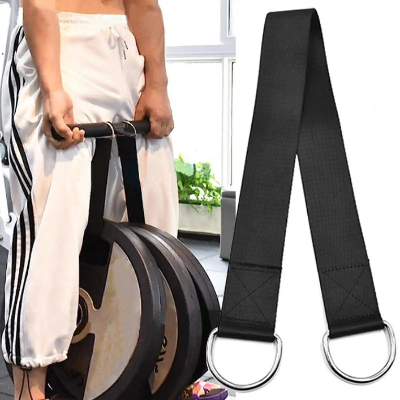 

Dumbbell Loading Strap Fitness Strap for Arms Strength Training Bodybuilding