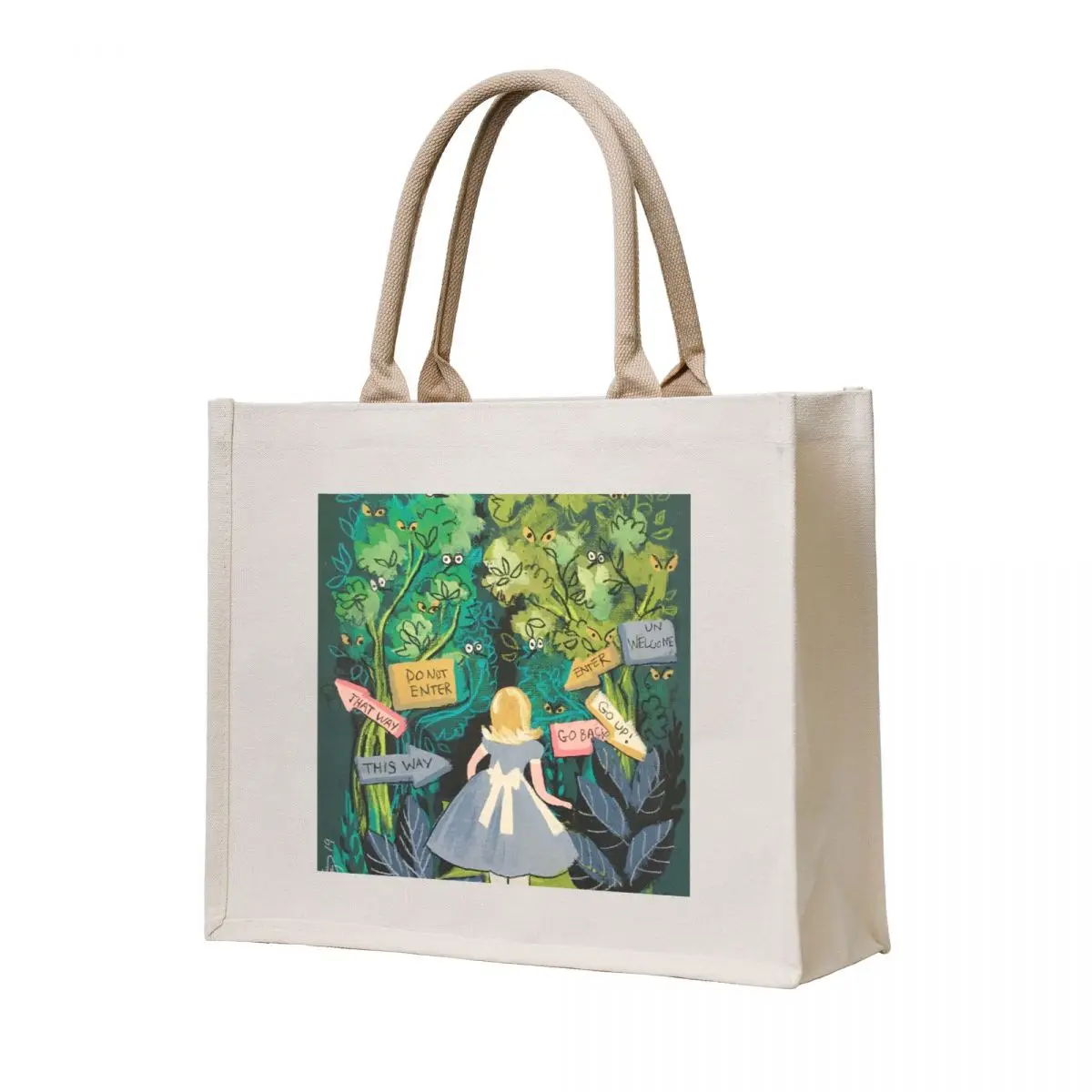 

Tulgey Wood Tote Bag Canvas bag for women tote bag men's reusable shopping shopping logo