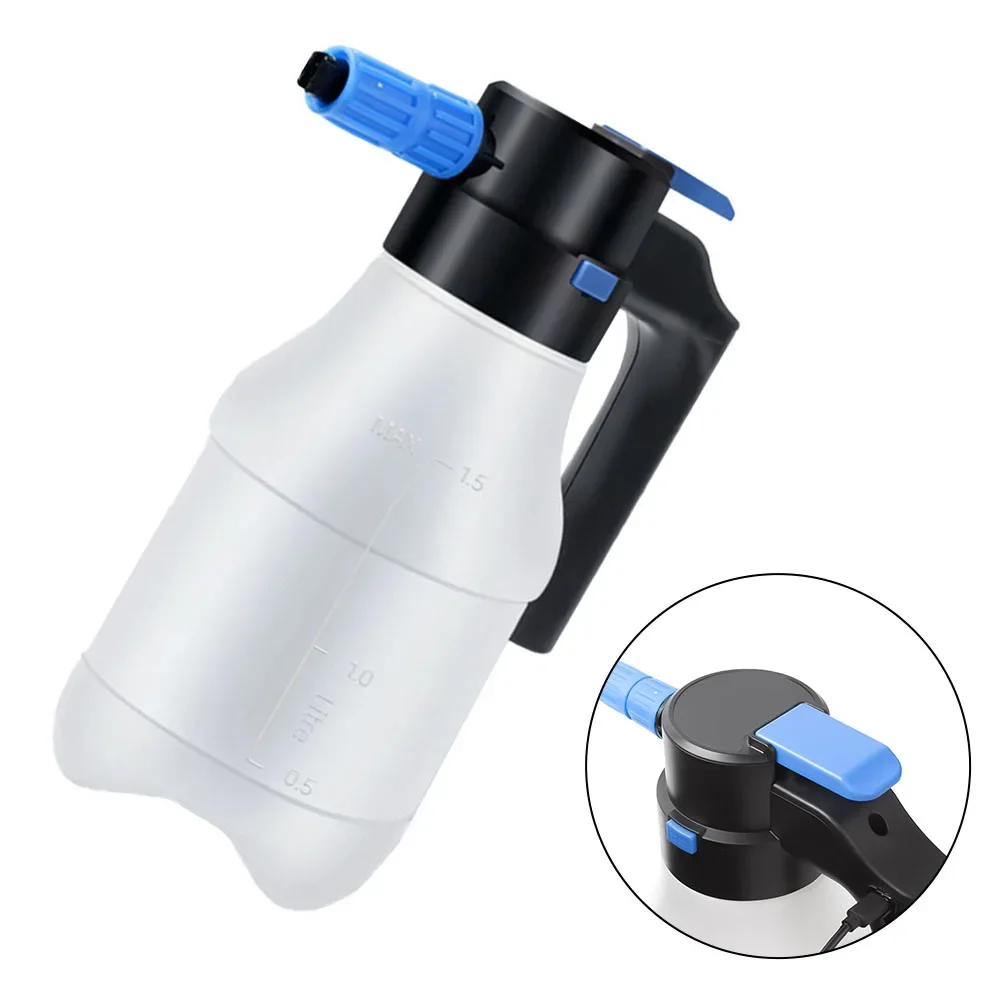 

Electric Car Foam Sprayer 1.5L Foam Generator Car Wash 2600mAh Lithium Battery Foam Lance Endurance Car Wash Tool