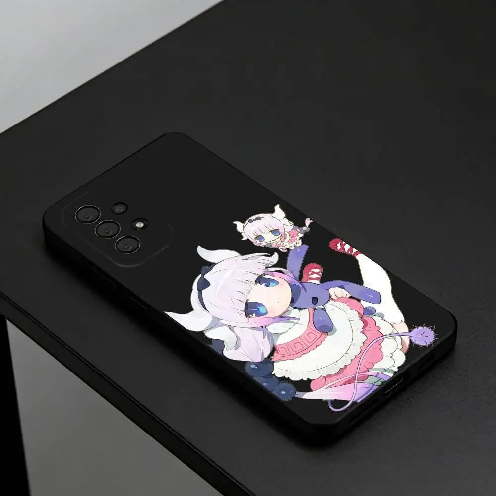 Kanna Kobayashi-san Chi no Maid Dragon  Phone Case For Samsung S26,S25,S24,S23,S22,Plus, Soft Silicone Black Cover