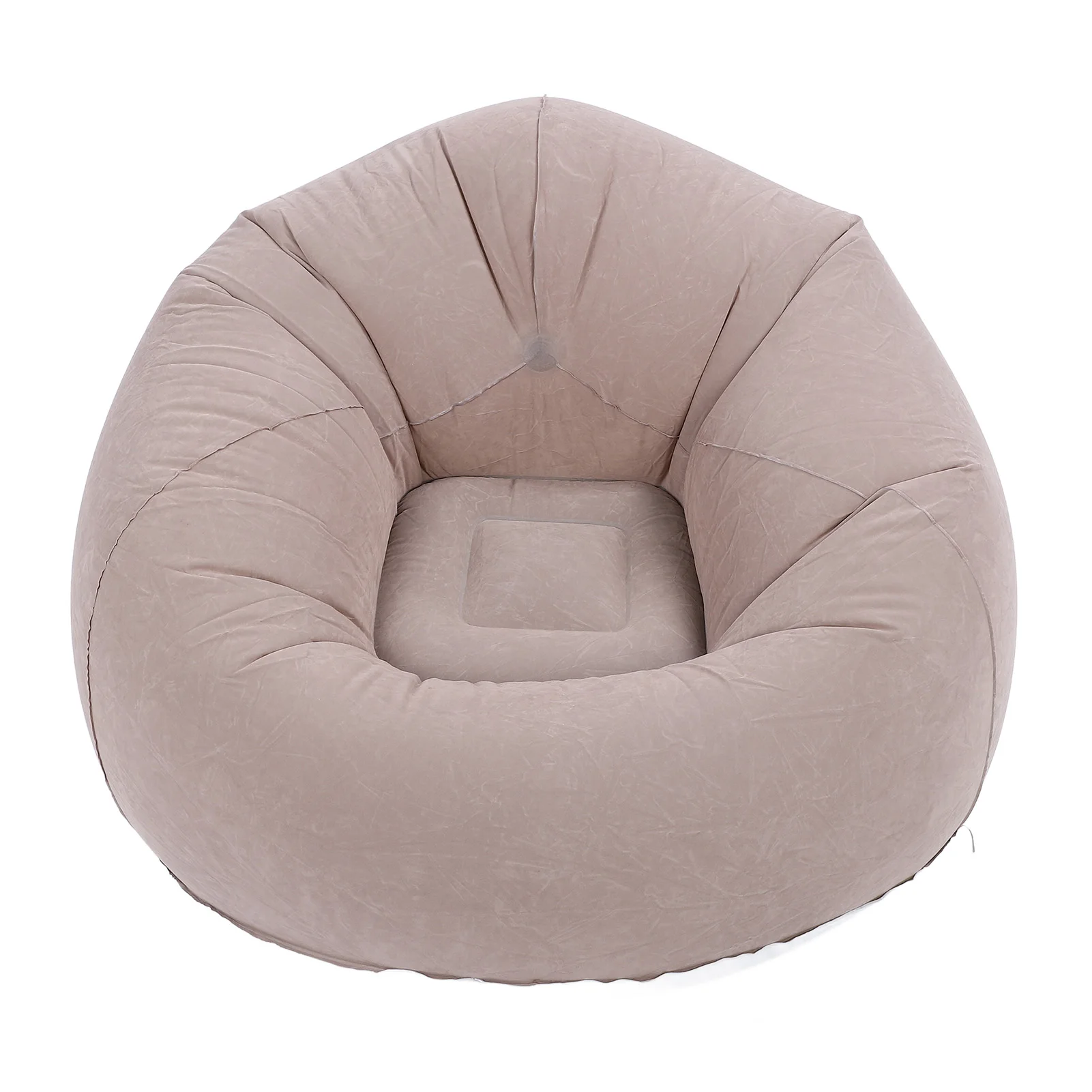 Inflatable Lounge Chair Portable Sofa Couch for Living Room Bedroom Balcony Reading Room Gray