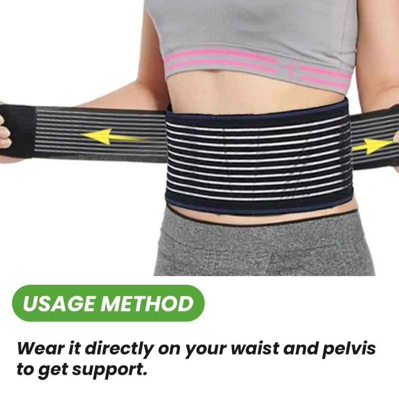 Adjustable Waist Support Belt Suitable for Everyday Wear and Physical Activities