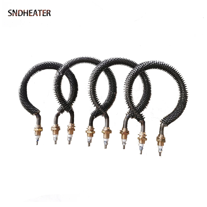 SNDHEATER المقاومة الكهربائية سخان الهواء الساخن لفائف 110 فولت 220 فولت 380 فولت عنصر حرق مستدير 1KW/1.2KW/1.5KW لخزانة البخار