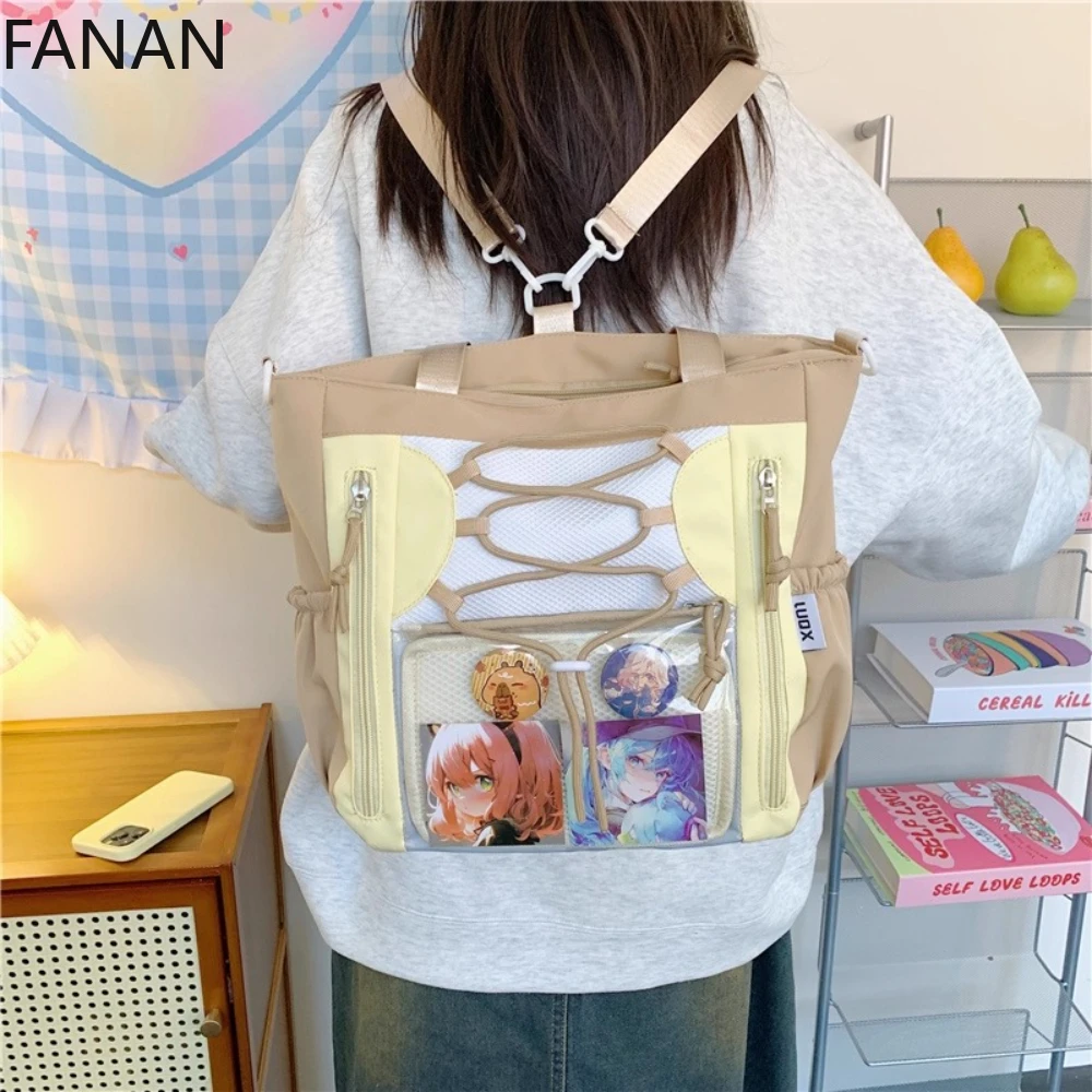 

Новинка 2025 года, милая повседневная сумка Ita, женская японская униформа, портативный рюкзак через плечо, прозрачная сумка