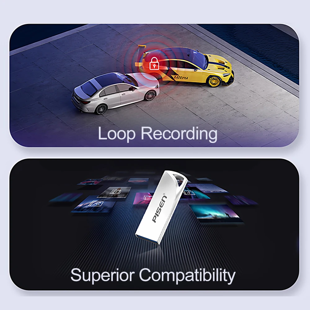 For 2025 Mercedes Benz E300L C260L GLC300L Car USB Flash Drive Type C High Speed Car DVR Dash Cam Vehicle Mounted USB view 4