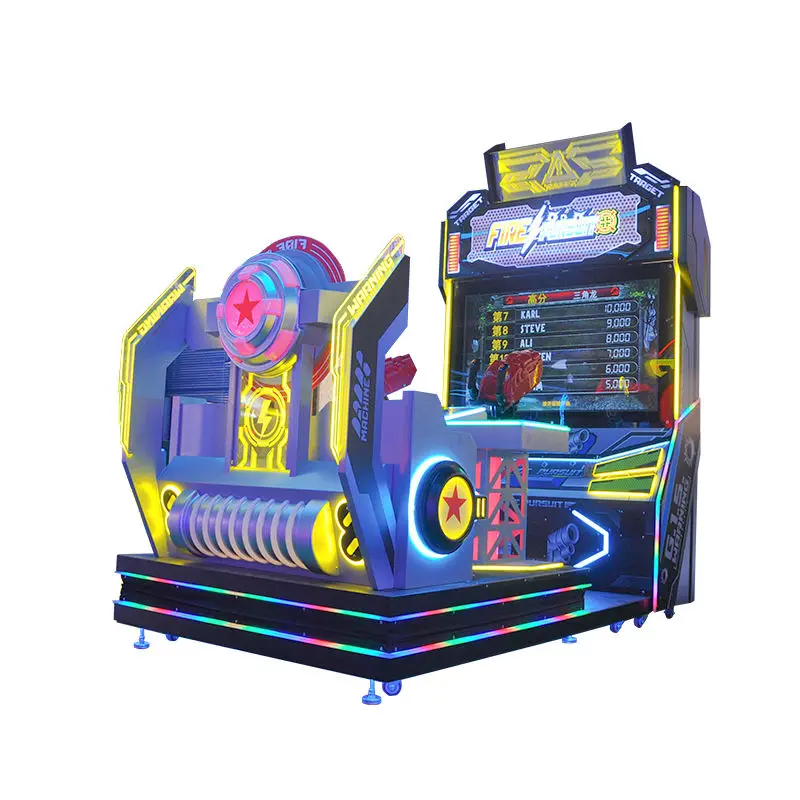 Coin-Operated Fire Pursuit Arcade Gun Shooting Game AMusement Machine with Plastic Iron Metal Materials Excluding Freight