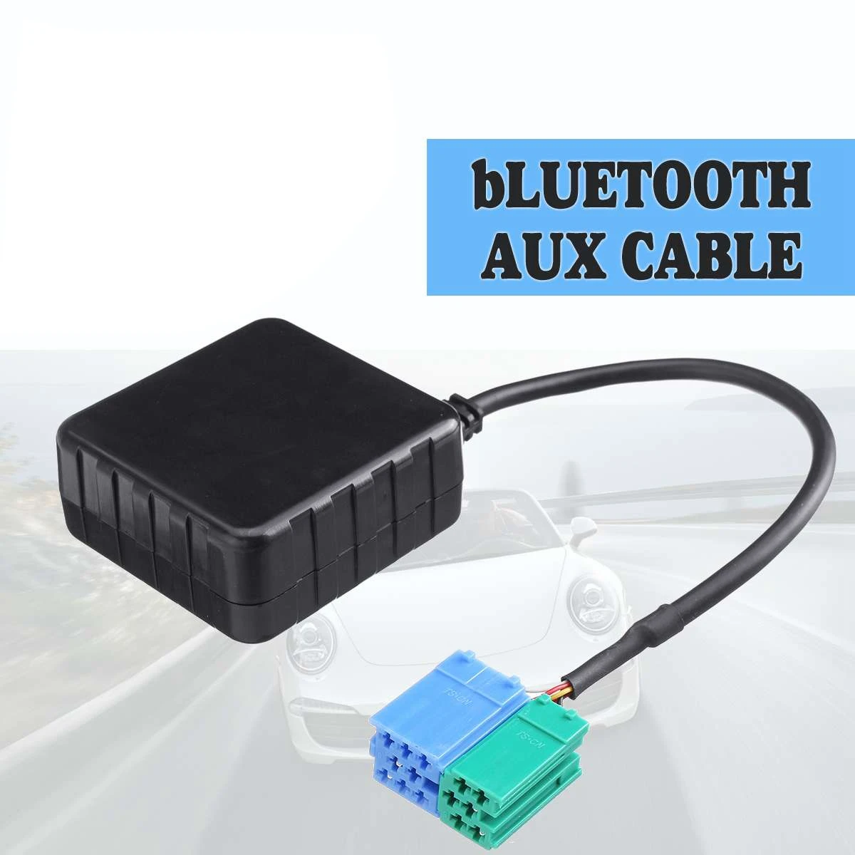 Car Bluetooth Module Adapter Aux Audio Cable For-Porsche Becker Mexico Traffic Pro